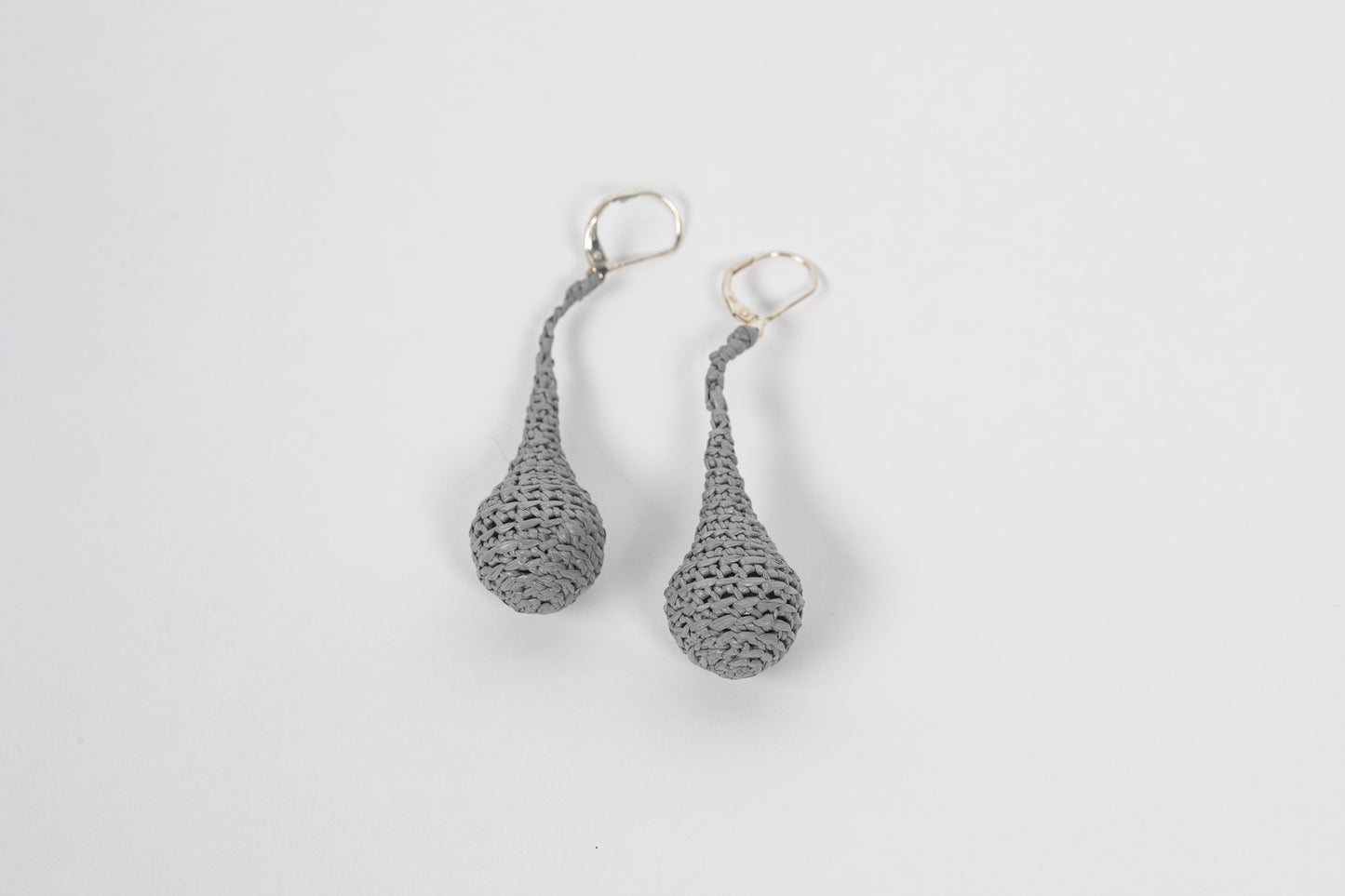 gray/gray drop earrings