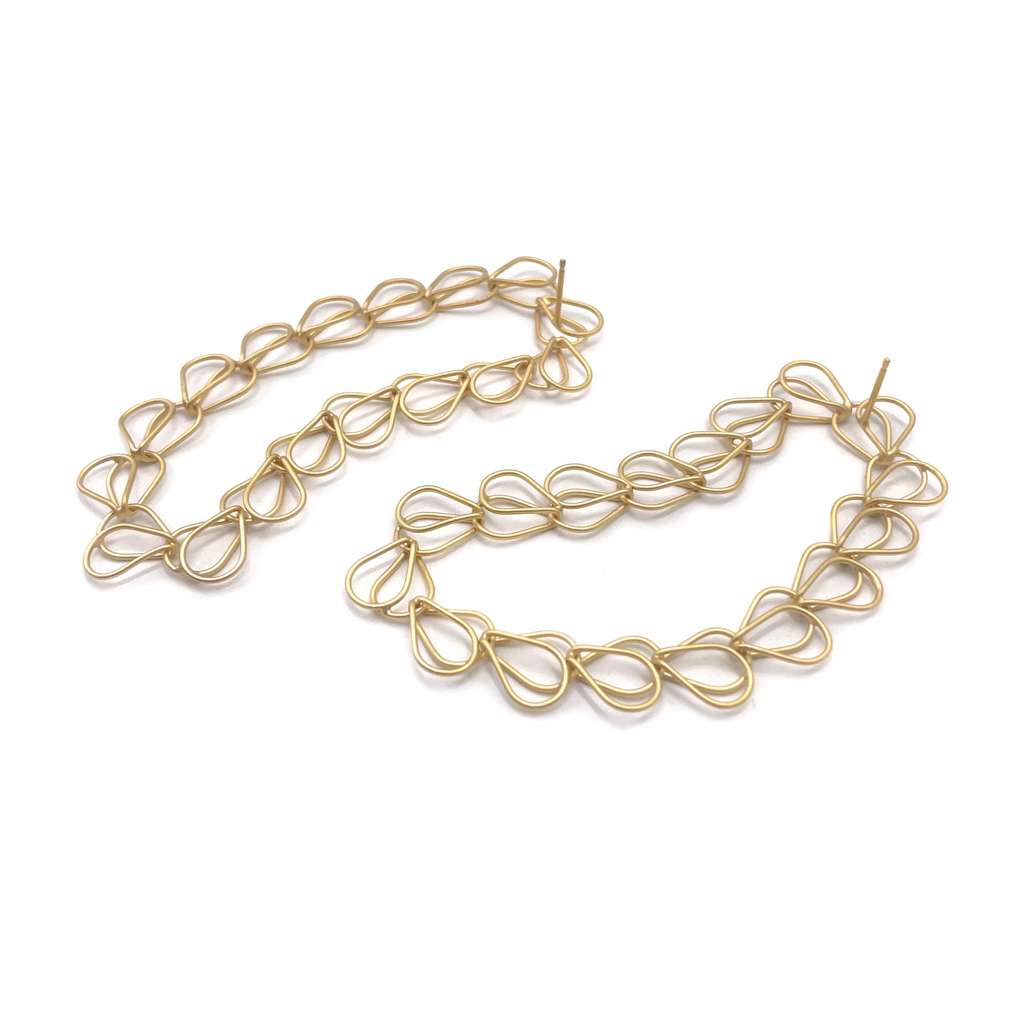 Splayed Link Earrings