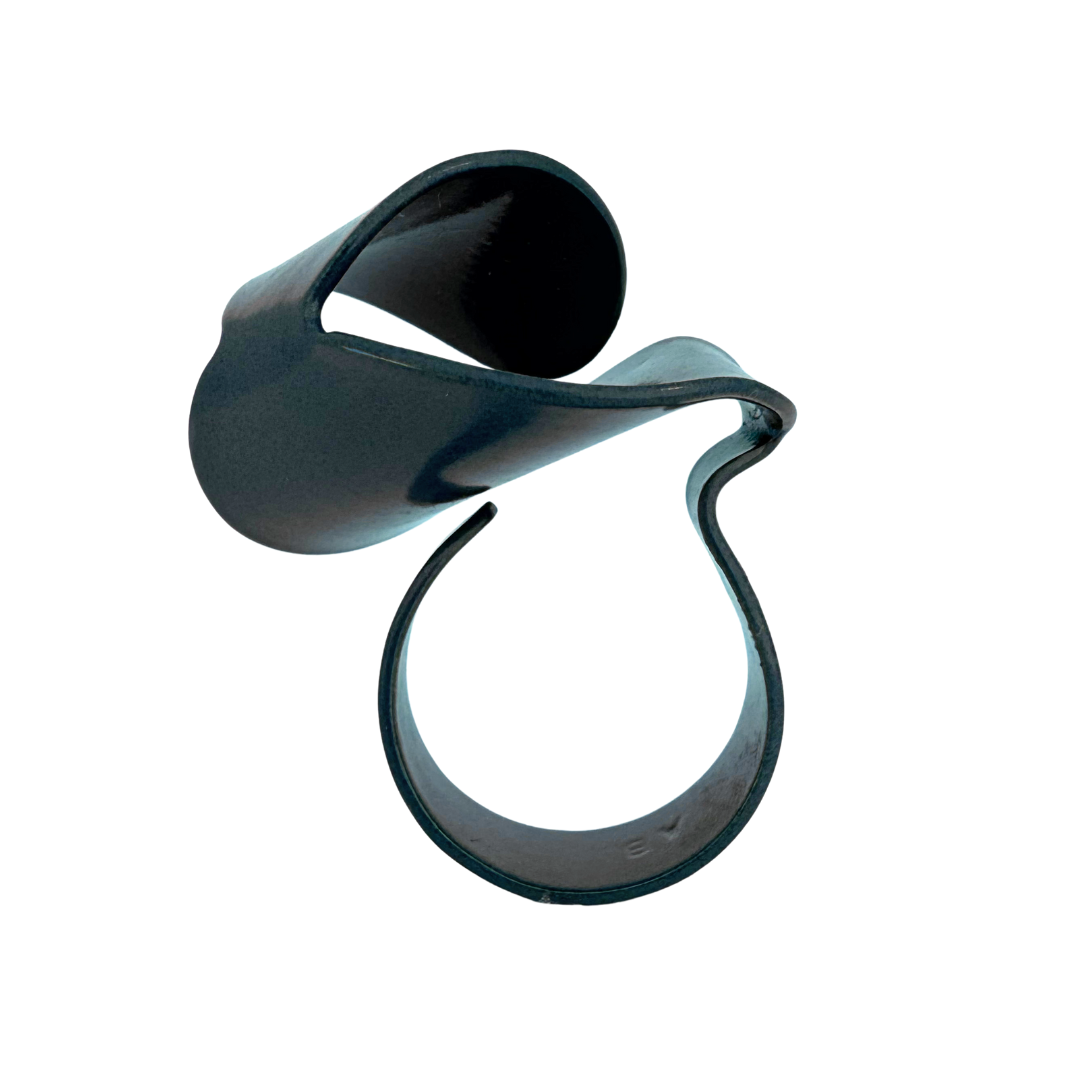 Folded Ring, simple - teal