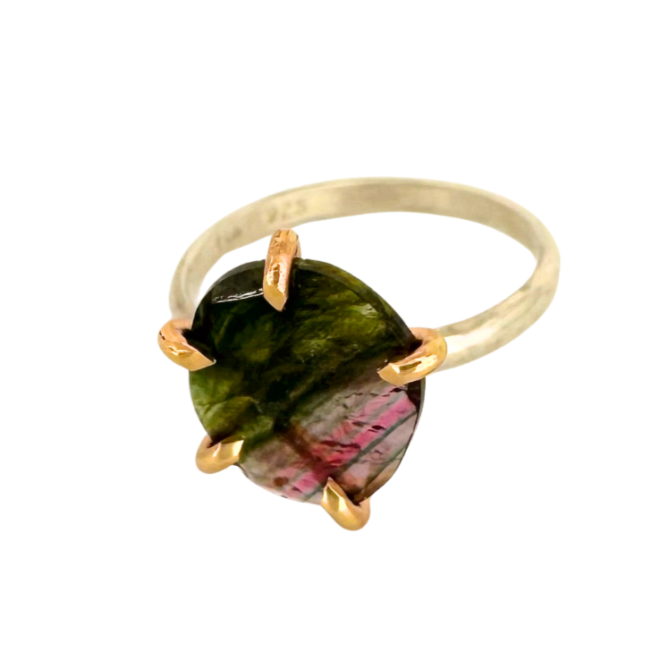 Bicolor Tourmaline Ring