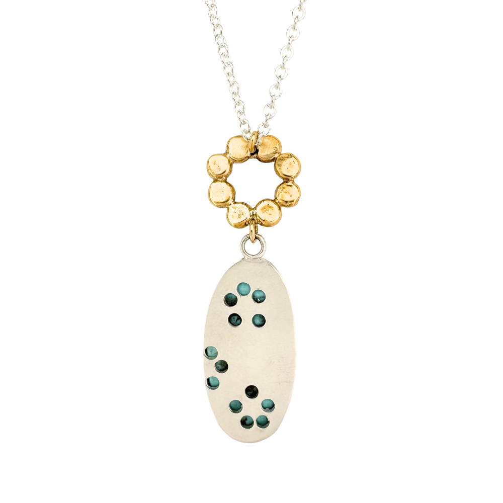 Turqiouse and Floret Pendant