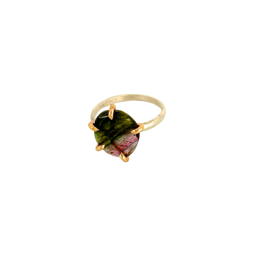 Bicolor Tourmaline Ring