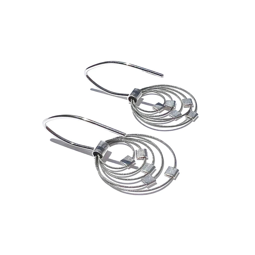 Grad Circle Hook Earrings (Mini)