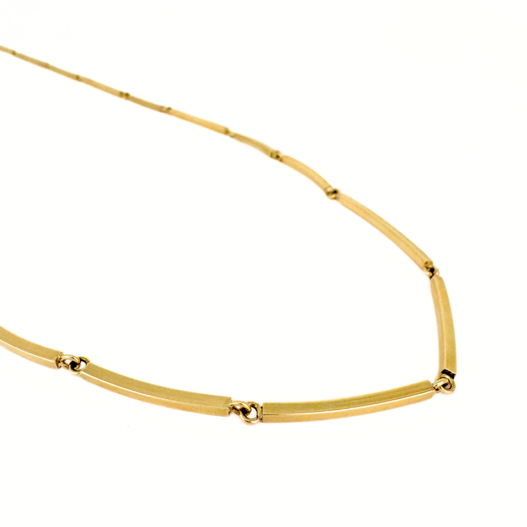 14kt Modern Line Necklace