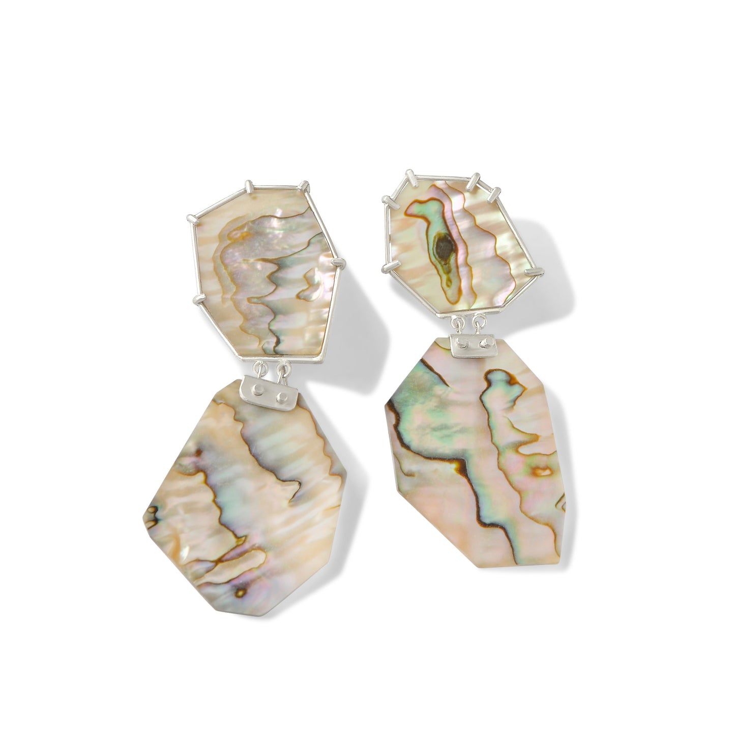 LIGHT GREEN ABALONE CHUNK DROPS