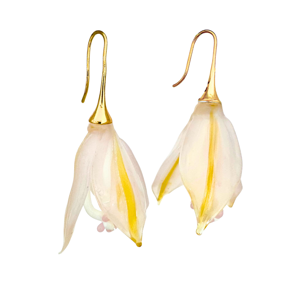 Bougainvillea Earrings - Pink