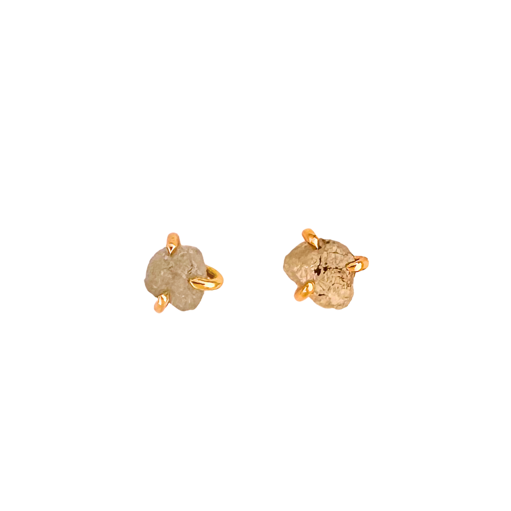 Rough Diamond Earrings