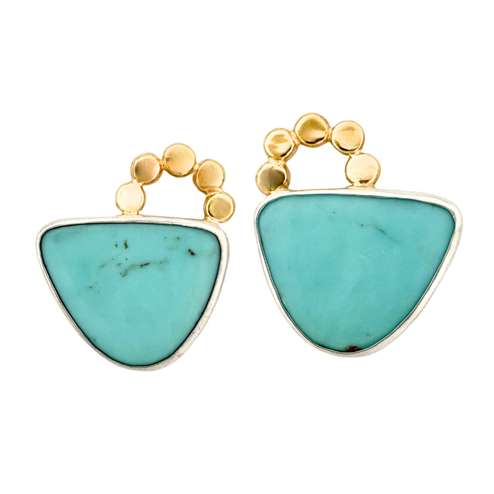 Turquoise and Floret Posts