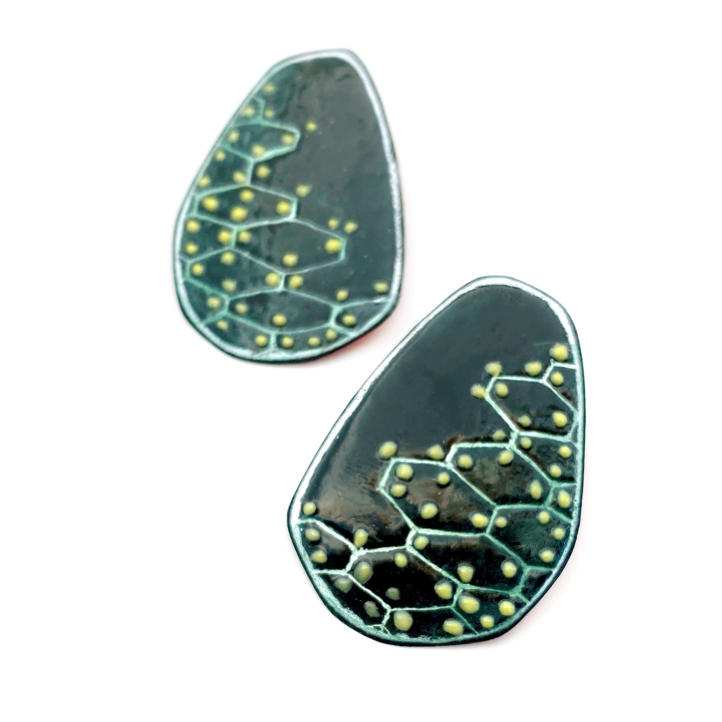 Cell - Small Black (Black & Chartreuse)