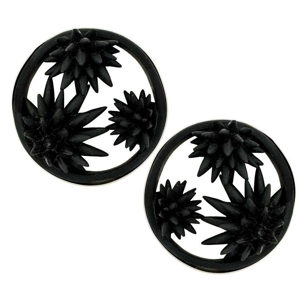 Earrings “Ferrofluid” 3