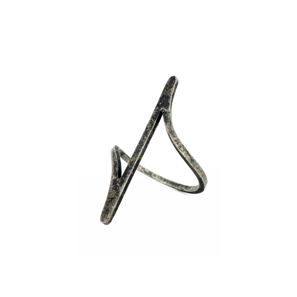 Antiqued Silver Ring