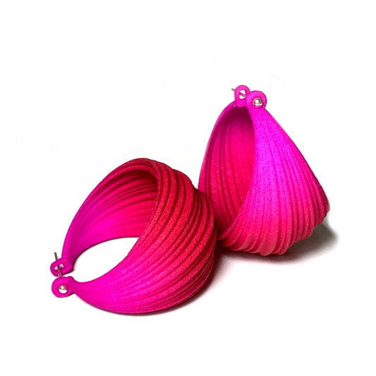 Pleated Hoops