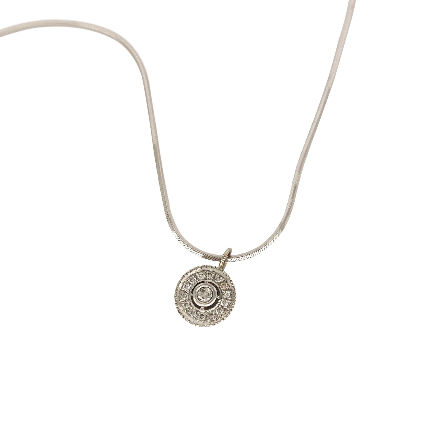 Round Diamond Pendant