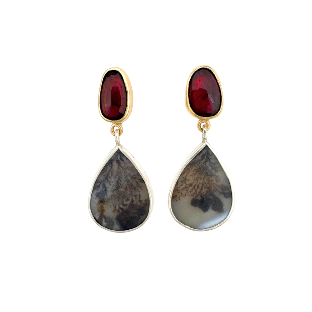 Garnet and Dendritic Quartz Posts
