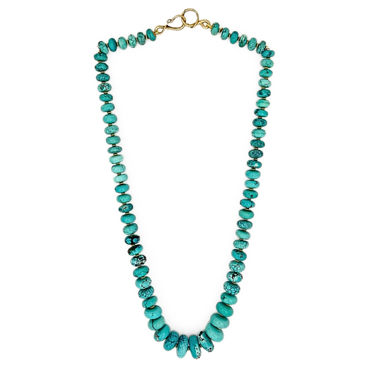 14k Liana Turquoise Necklace with Liana Clasp