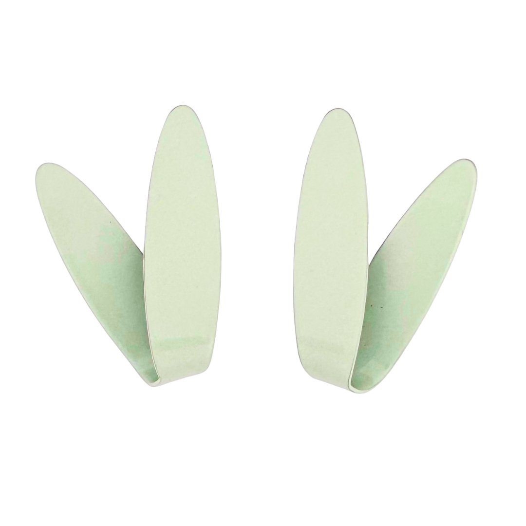 Folded Slide Studs, lg – moss