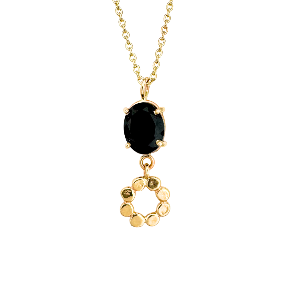 Spinel and Floret Pendant