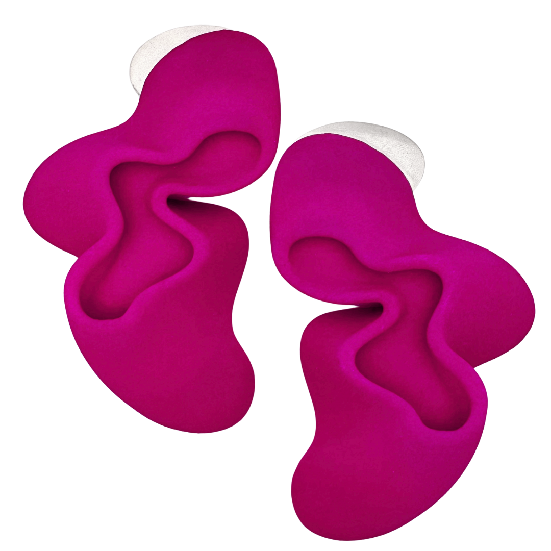 Pink Mushies – pair of earrings
