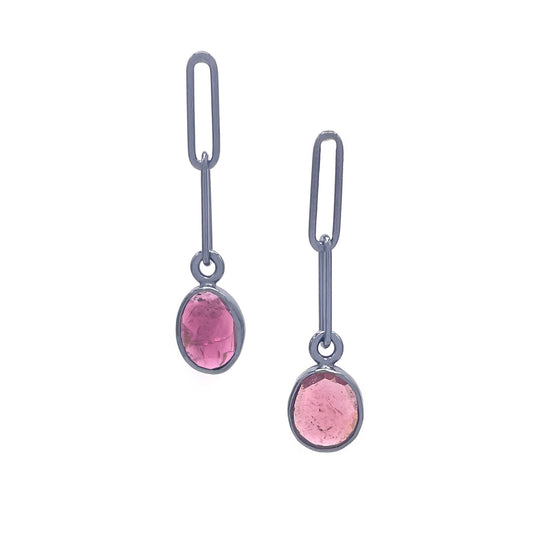 MIni Link Tourmaline Studs