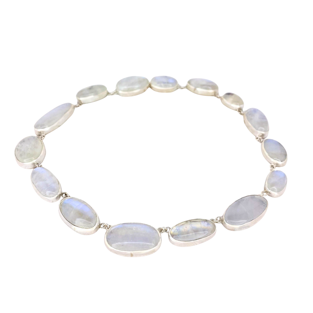 All the Way Around Moonstone Necklace