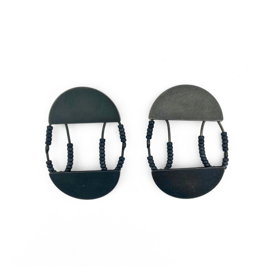 Constellation EARRINGS: Mirrored Double Hemisphere