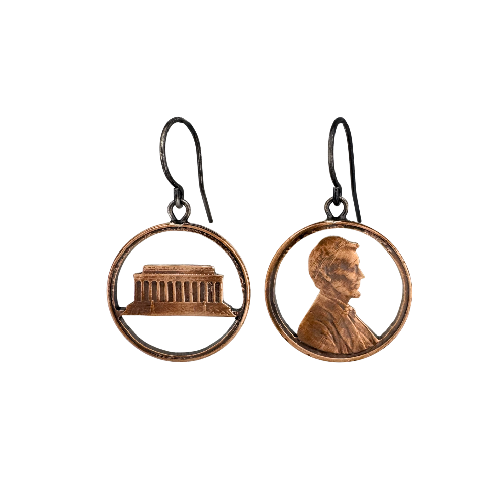 Penny Heads and Tails Circled Drops