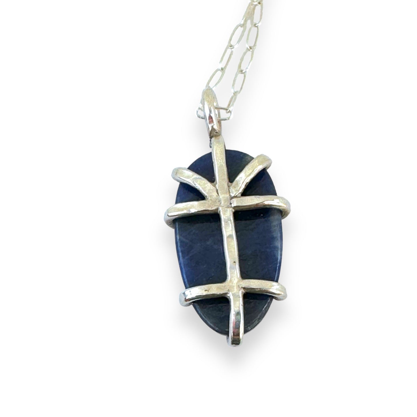 Sapphire Silver Necklace