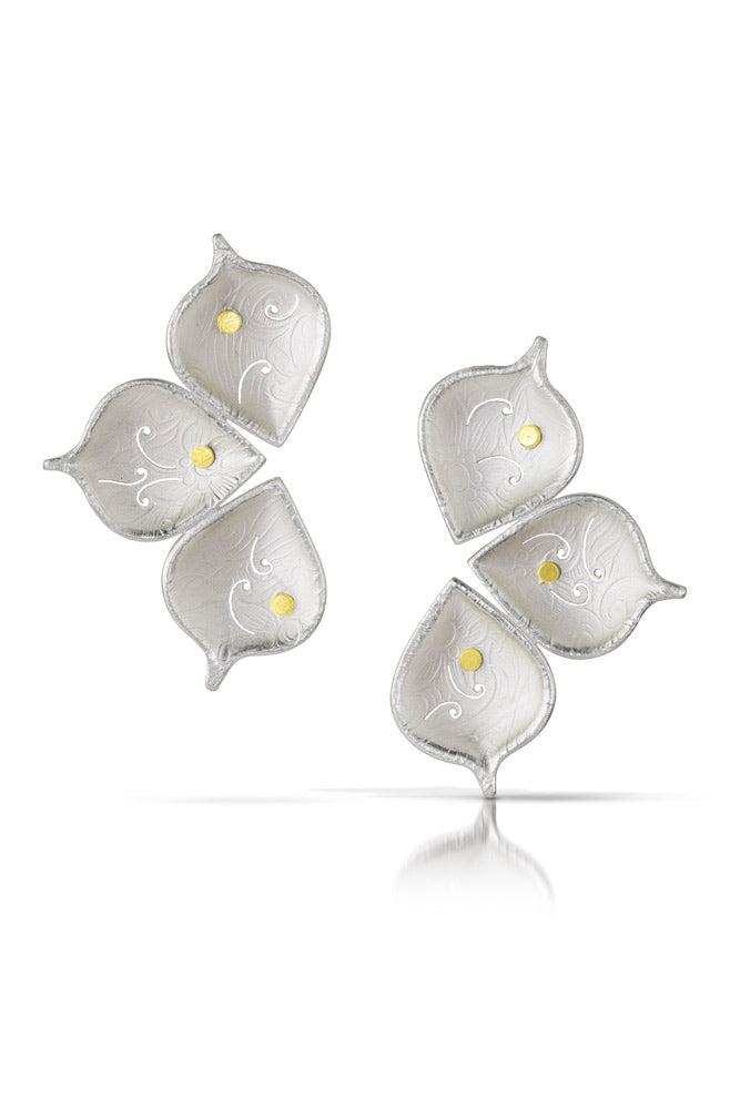 Three Leaves Earrings