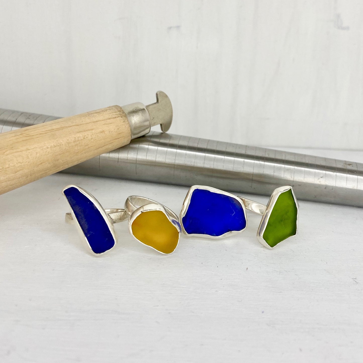 Beach Glass Ring, Wednesday, June 18th & 25th 5-7pm, two sessions