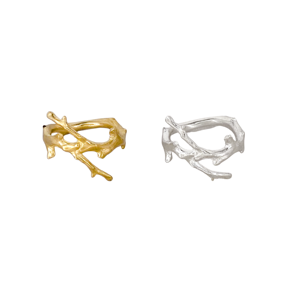 Coral Rings in 14k Gold or Sterling Silver