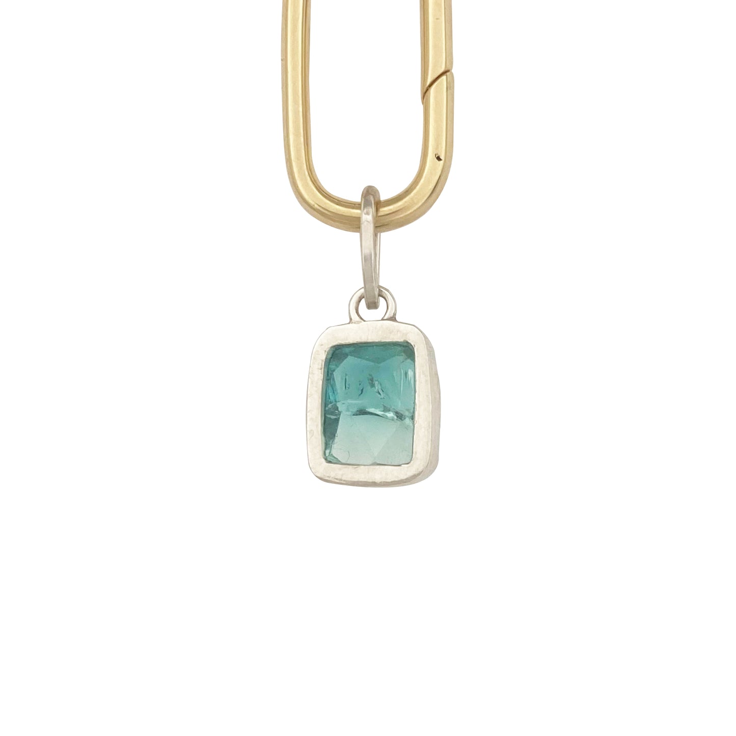 Blue Ombre Tourmaline Charm
