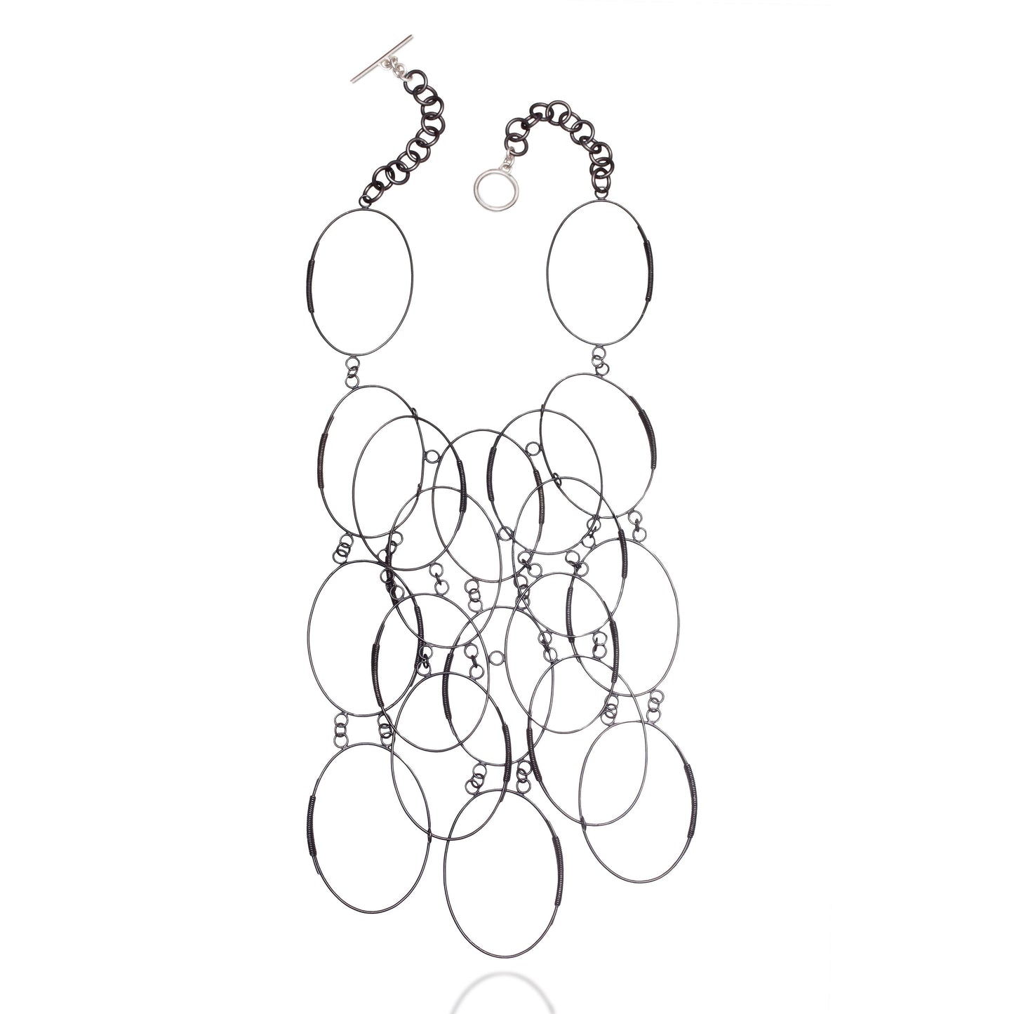 One of a Kind Layered Ovals Necklace