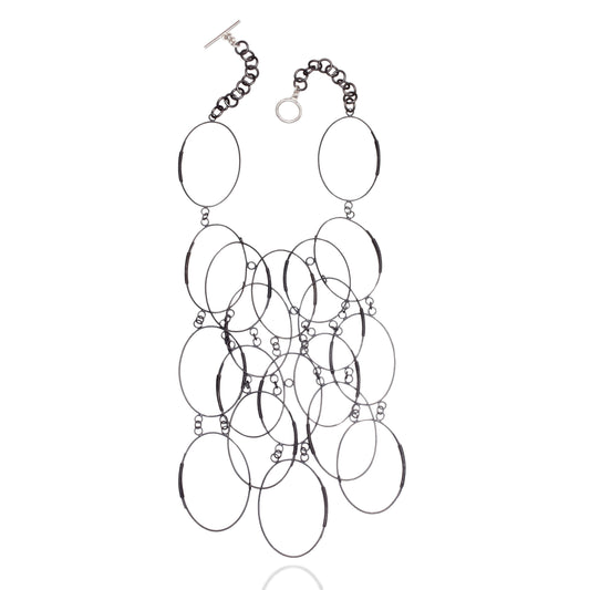 One of a Kind Layered Ovals Necklace