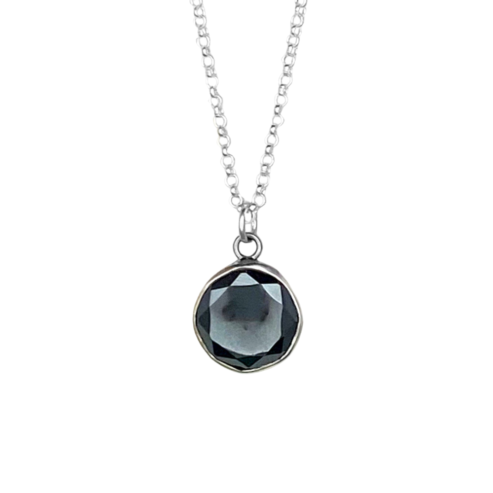Round Hematite Necklace