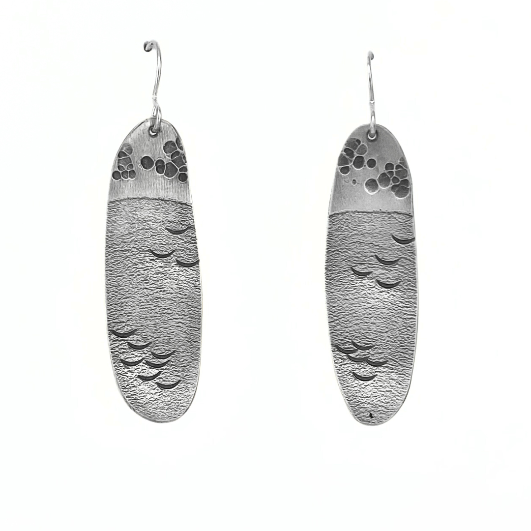 Silver Landscape Earrings 76