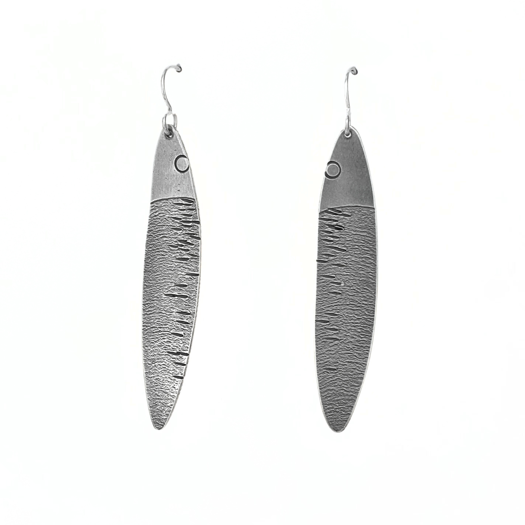 Silver Landscape Earrings 78