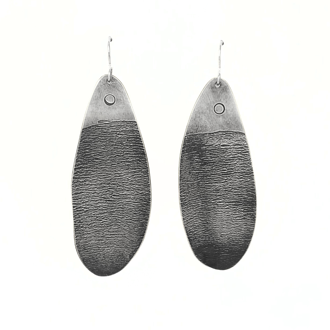 Silver Landscape Earrings 84