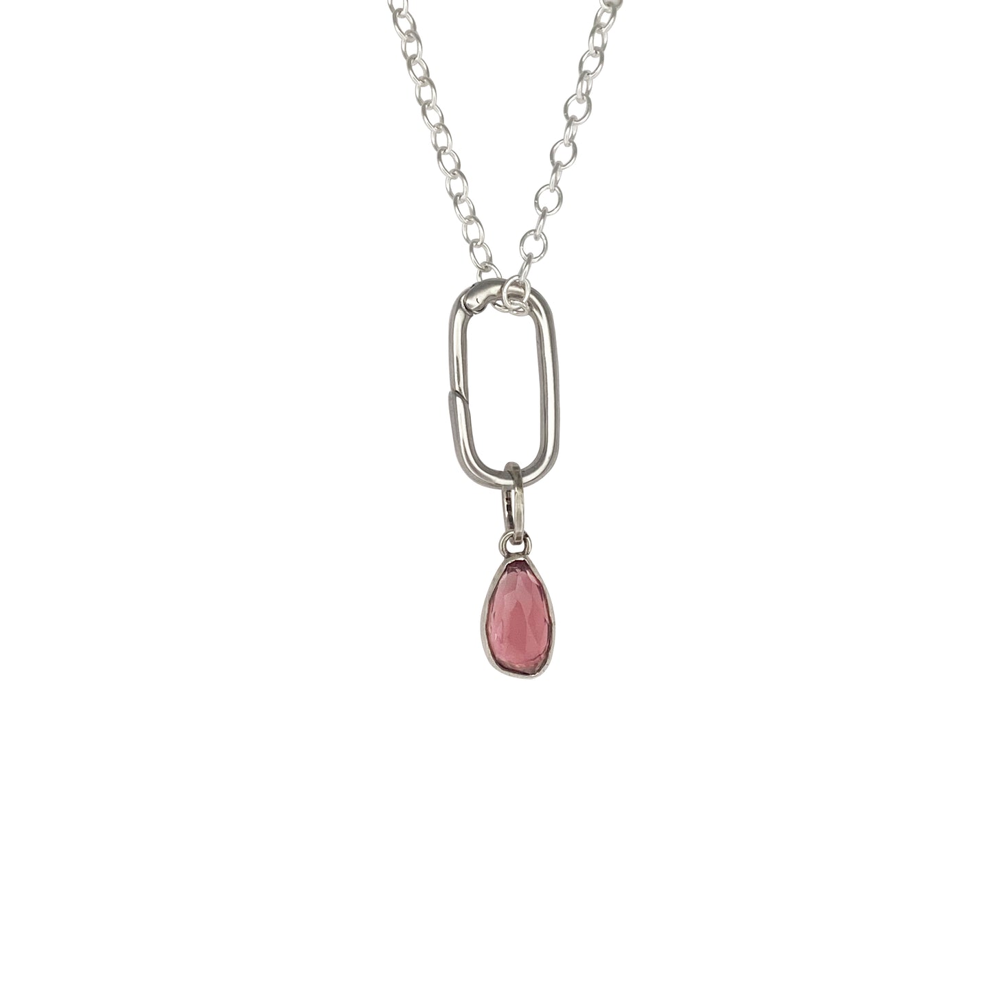 Pink Tourmaline Charm