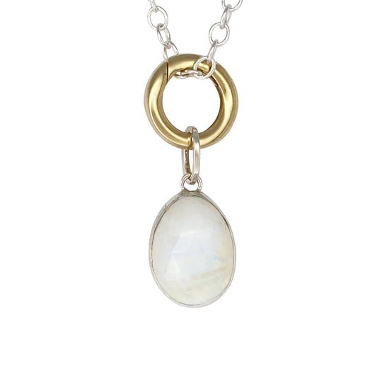 Oval Moostone Charm