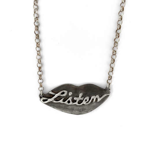 Listen... Speak Out Pendant