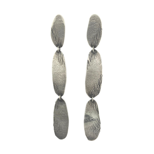 Silver Landscape Earrings 86