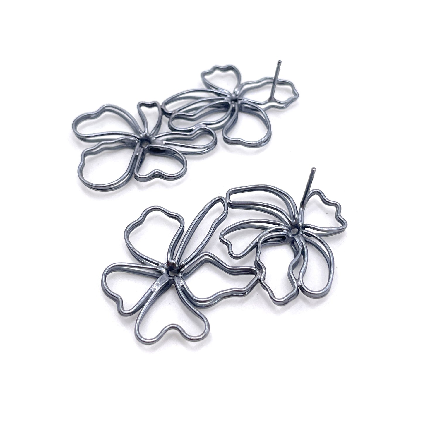 Double Flower Earrings