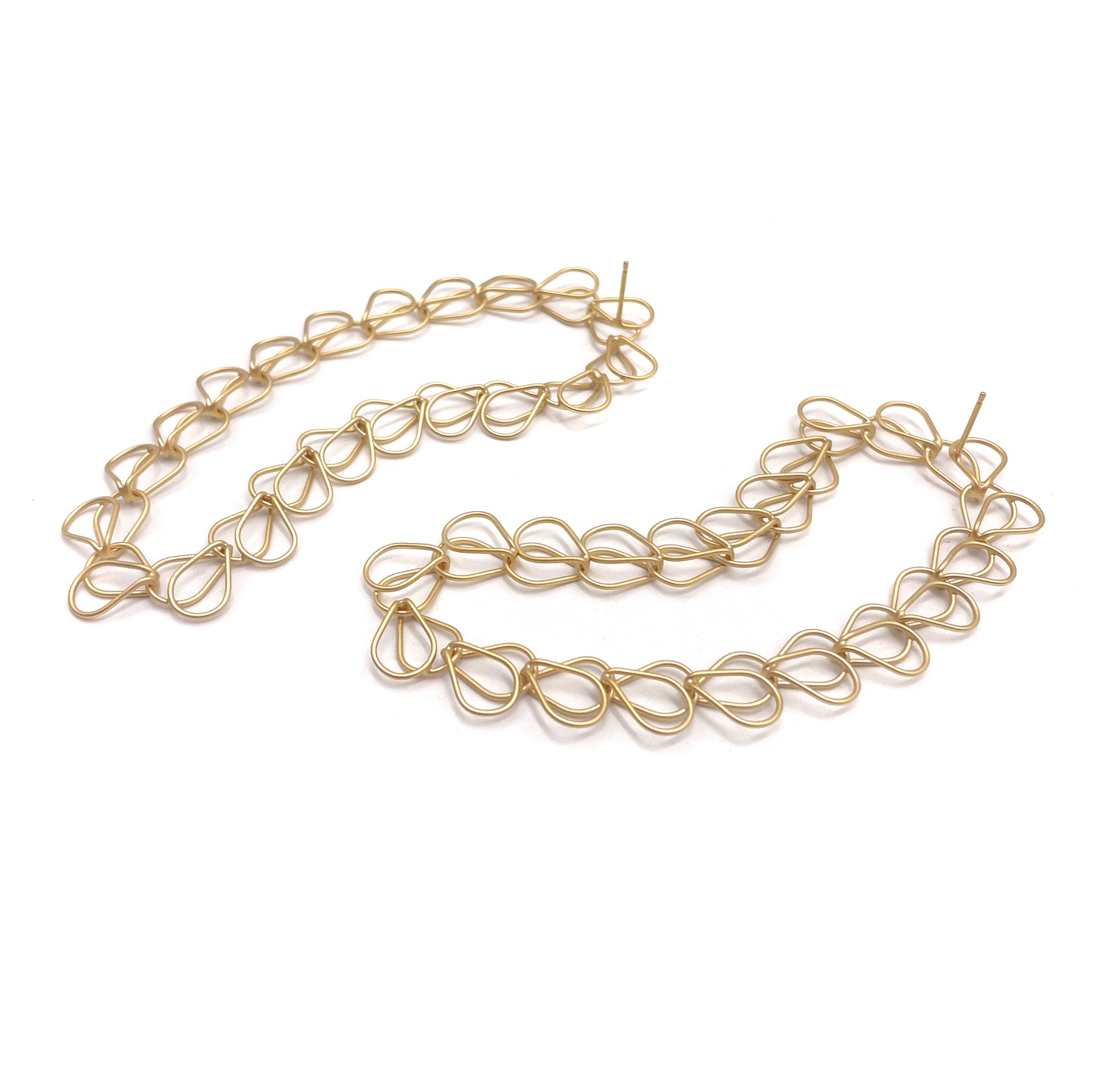 Splayed Link Arch Earrings