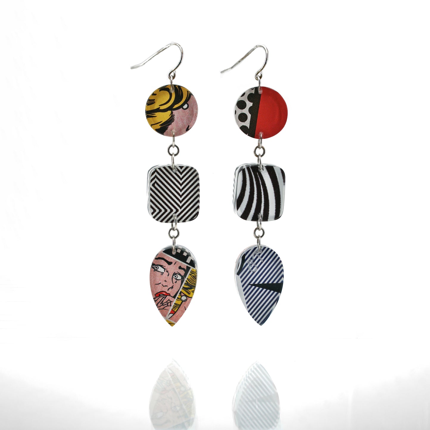 Pop Art Reversible 3 Tier Drops