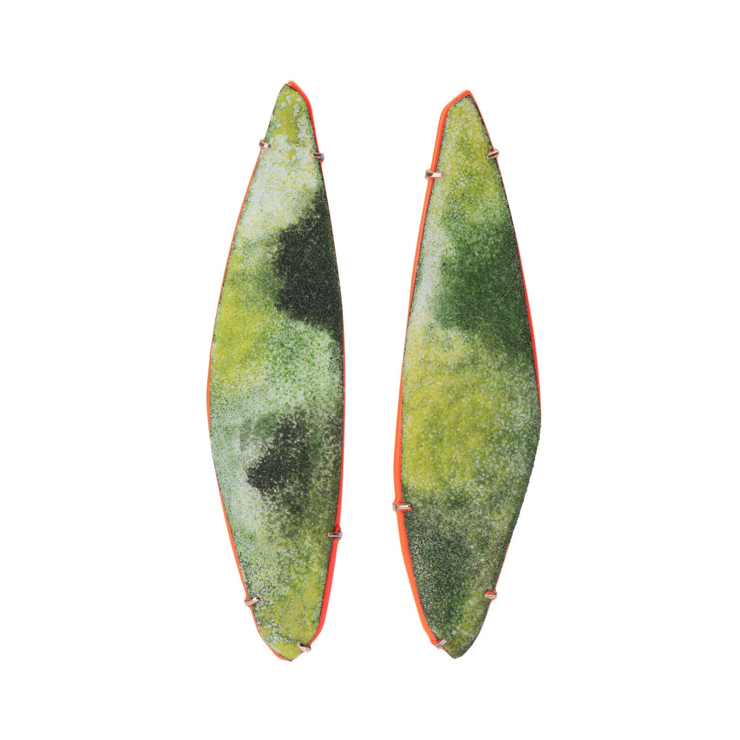 Illuminated Slice Earring (Camo), Long