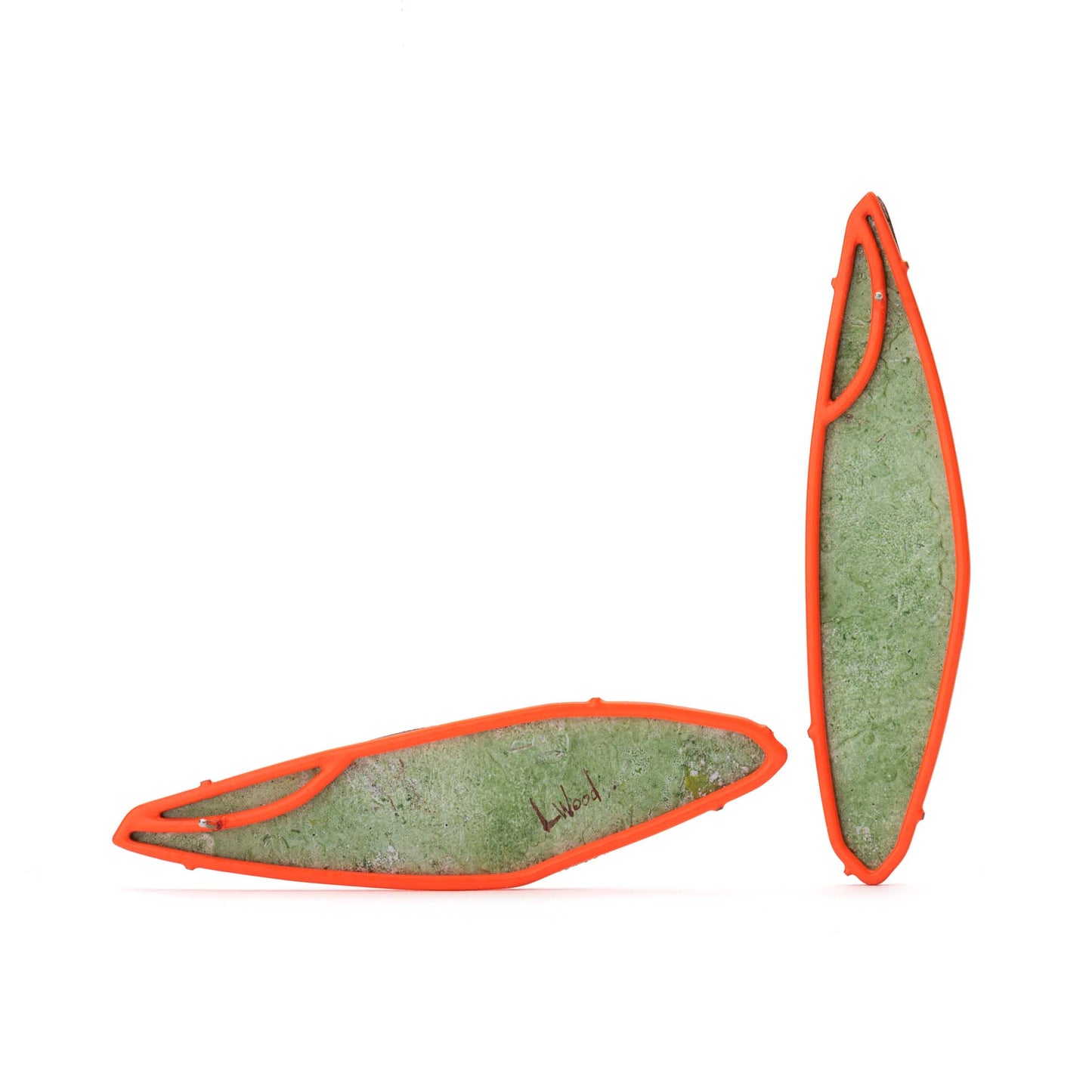 Illuminated Slice Earring (Camo), Long