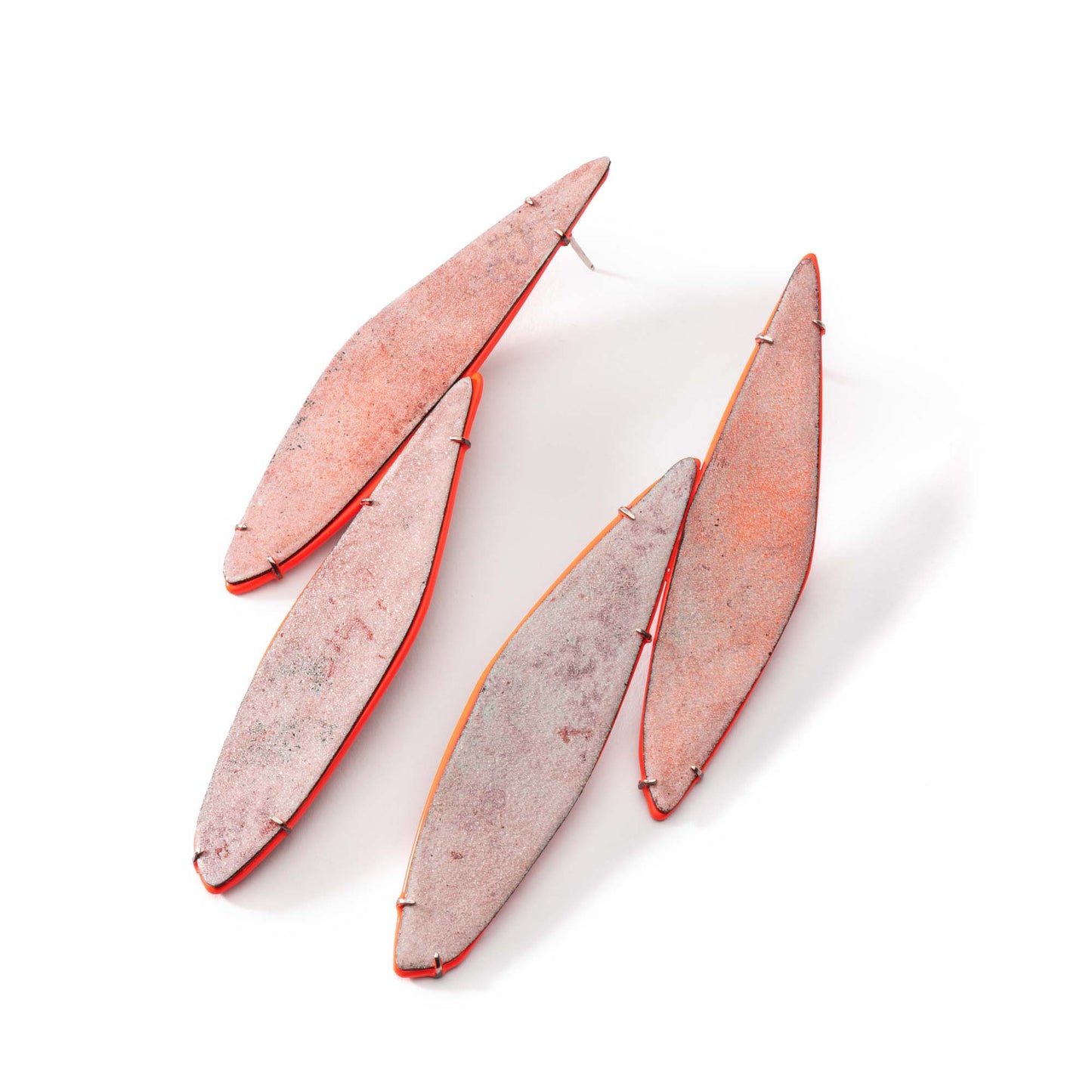 Illuminated Minx Earring (Orange+Pink)