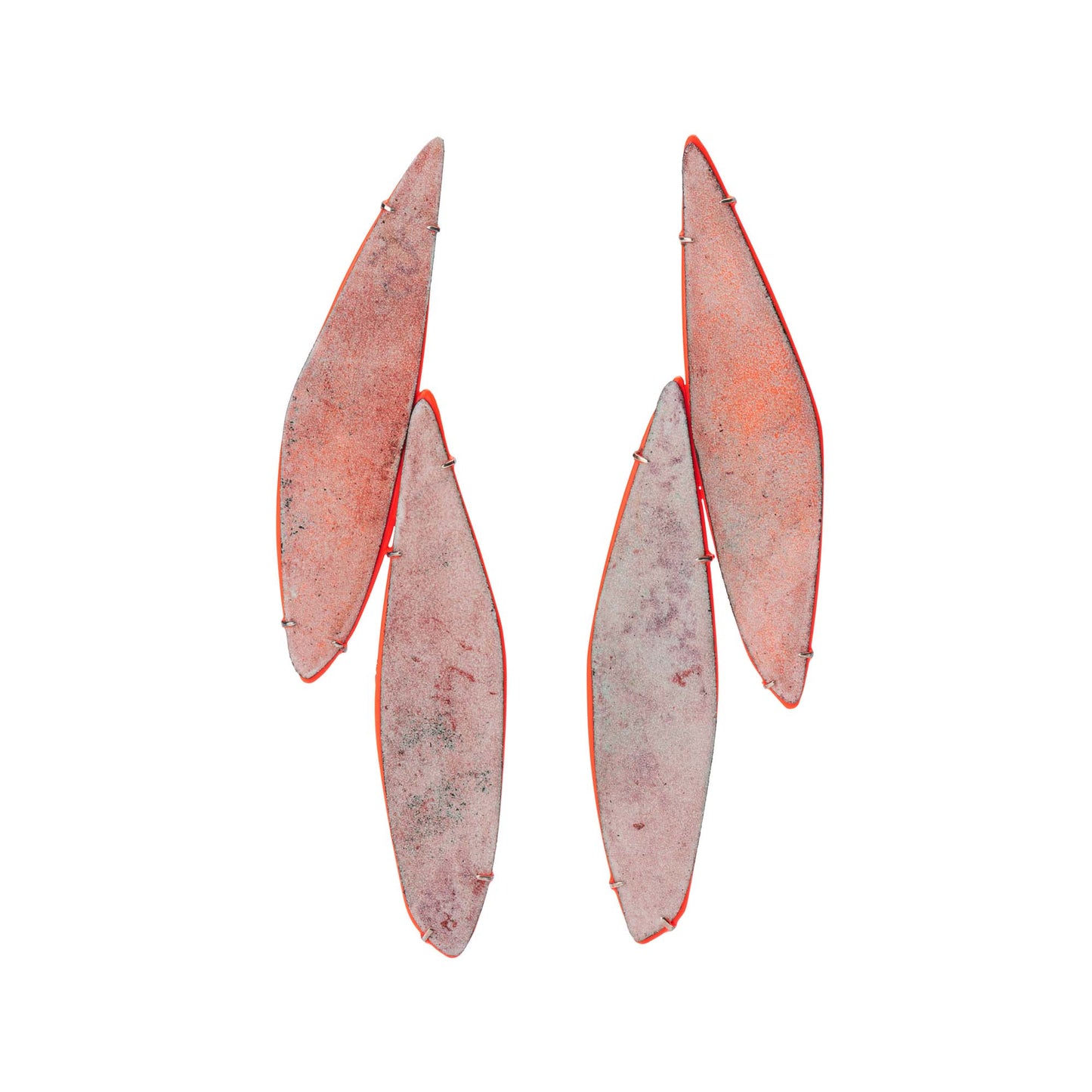 Illuminated Minx Earring (Orange+Pink)