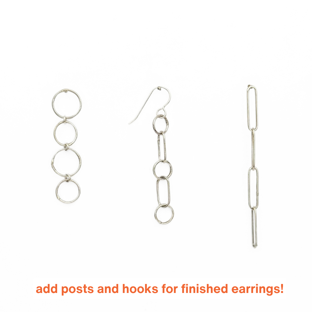 Link Earrings, Wednesday, August 13th, 5-8pm, one session