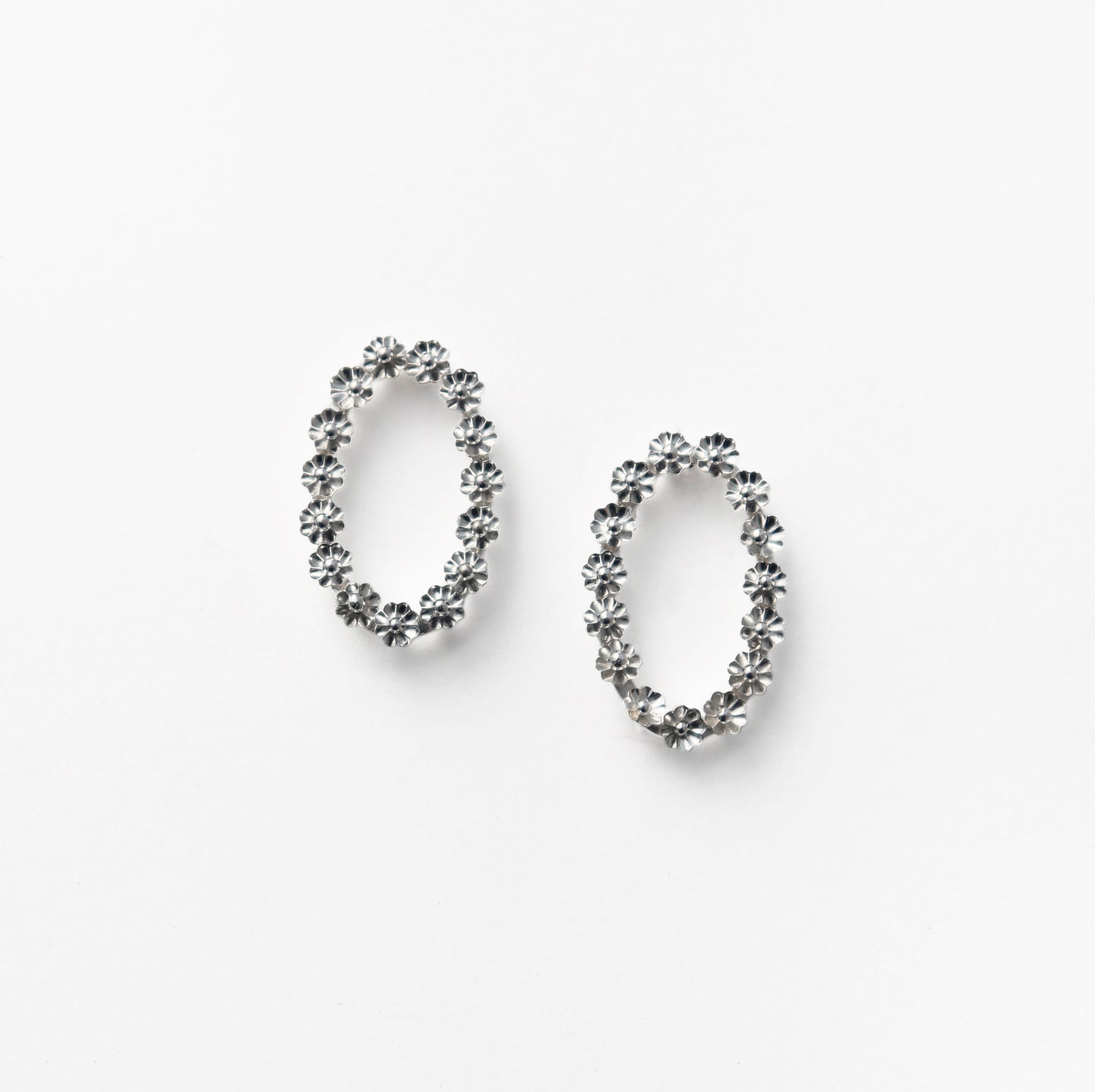 Oval Wreath Studs